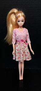 Licca Chan Fashion Doll Jenny Friend Long Blonde Hair 11" Takara Tomy Japan - Picture 1 of 6