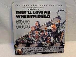 THEY'LL LOVE ME WHEN I'M DEAD promo DVD 2019 FYC Orson Welles RARE - Picture 1 of 4