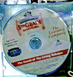 5Th Grade Adventures the Secret of the Living Volcano LEARNING COMPANY WIN/MAC - Picture 1 of 1