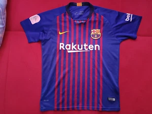 Nike FC Barcelona Men's 2018 Messi 10 Home Soccer Jersey Size L Authentic - Picture 1 of 15