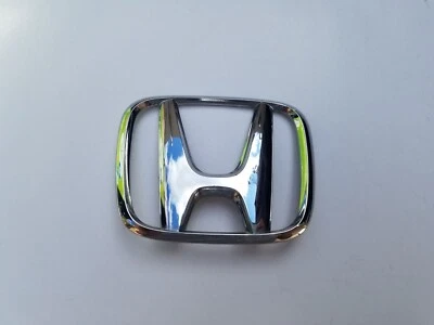 01 02 HONDA ACCORD REAR LID CENTER CHROME EMBLEM LOGO BADGE SYMBOL OEM (2002) - Imagem 1 de 4