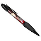 Baby Hedgehog Black Ballpoint Pen Flowers Red Berries Wildlife Gift #14360