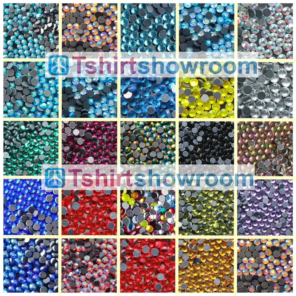 TSS AAA Grade Hot Fix Flat Back Iron on Rhinestone / Diamante Beads From 99P - Image 1 of 4