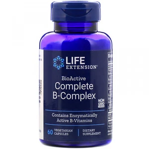 Life Extension, BioActive Complete B-Complex, 60 Vegetarian Capsules - Picture 1 of 3