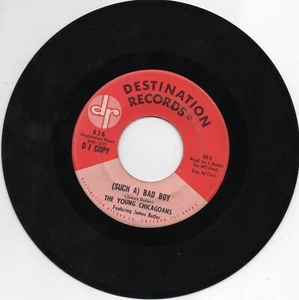 The Young Chicagoans Bad Boy Summertime Blues 1967 Garage Rock R&B Promo 45 - Picture 1 of 2