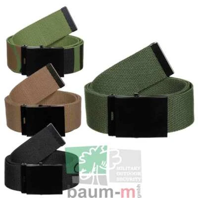 MFH Gürtel Hosengürtel Stoffgürtel Koppel 45 mm breit Metallkastenschloß 130 cm BW