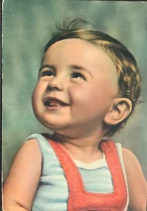 cartolina anni '50 ritratto bambino , ed.Cecami 1094 - Foto 1 di 1