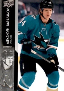 2021-2022 Upper Deck Hockey #392 Alexander Barabanov San Jose Sharks Series 2 - Picture 1 of 2