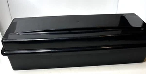 Alpha 15 Cassette Tape Case Holder Black Plastic Hinge Lid USA Number 83200 - Bild 1 von 6