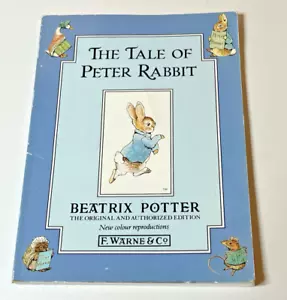 The Tale Of Peter Rabbit Beatrix Potter Book Vintage 1990 The Original Edition - Picture 1 of 18
