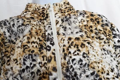 Ruby Rd Womens Micro Puffer jacket Leopard L Excellent Condition Leopard print - Image 1 of 4