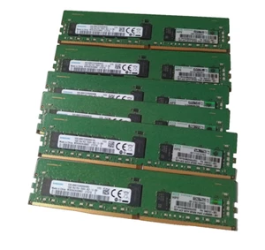 HPE 96GB KIT (6 x 16GB) 1Rx4 PC4-2666V DDR4 ECC SERVER RAM 840757-091 SAMSUNG - Picture 1 of 4
