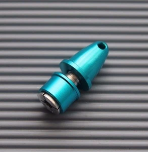 Propeller Mitnehmer Alu Adapter für 3mm  Motorwelle Schaft Blau - Bild 1 von 2