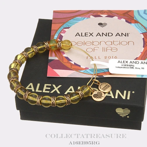 Authentic Alex and Ani Independence, Glory Rafaelian Gold Bangle  - Image 1 of 1