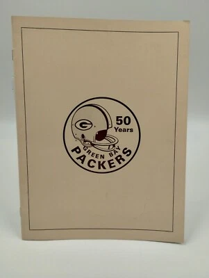 1969 GREEN BAY PACKERS 50 YEARS ALUMNI BANQUET PROGRAM & 1968 NFL TEAM SCHEDULE - Image 1 of 4