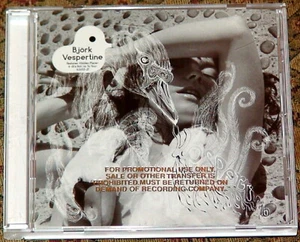 BJORK VESPERTINE PROMO US CD GOLD STAMPED ONLY PROMO USA RARE RARE - Bild 1 von 4
