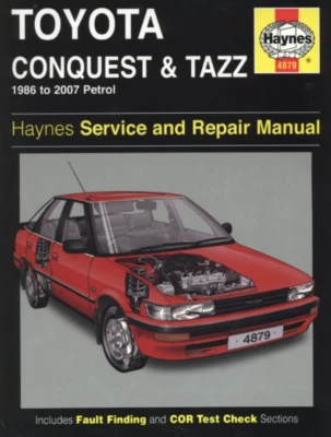 Manuale officina Toyota Conquest Tazz Haynes benzina 1986-2007 - Immagine 1 di 4
