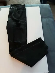 29 - 7 Seven for all Mankind Black Super Skinny Sequin Ankle Jeans NEW  - Picture 1 of 12