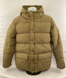 GAP Herren Large Mission hellbraun recycelt schwere Primaloft gefütterte Jacke mit Kapuze - Bild 1 von 24