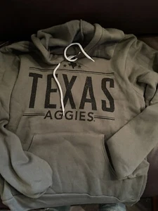 Armeegrüner Texas A&M Aggies Hoodie, Erwachsene Small, neu ohne Etikett - Bild 1 von 3