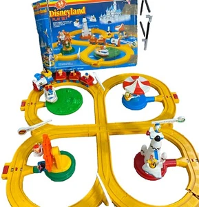 Vintage 1986 Playmates Disneyland Play Set Train With Box And Issues (READ DESC) - Picture 1 of 11