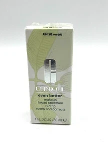 ¡Nuevo en caja! Base de maquillaje Clinique Even Better FPS 15 ~ CN 28 marfil ~ sellada - Imagen 1 de 2