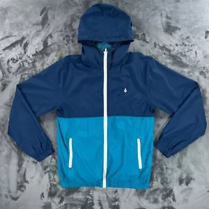 Vintage Y2K Volcom Hooded Windbreaker Jacket Men S Skateboard Surf - Picture 1 of 12