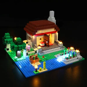 LocoLee LED Lichtset für Lego 21161 Minecraft The Crafting Box 3.0 Beleuchtungsset - Bild 1 von 12