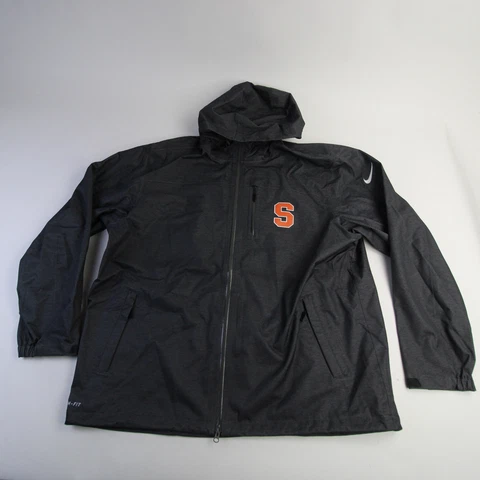 Syracuse Orange Nike Storm-FIT Rain Jacket Men's Charcoal New Cover