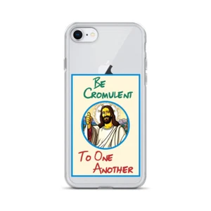 "Be Cromulent" Clear Case for iPhone® Jesus Simpsons Fan Art Love Christianity - Picture 1 of 23