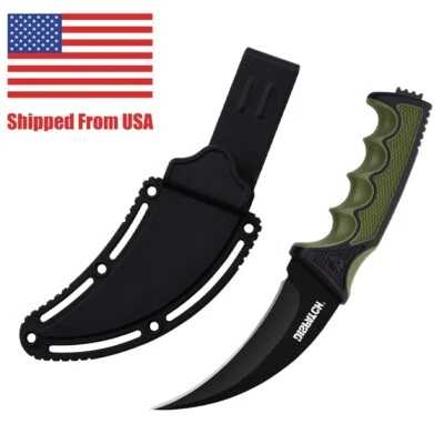 8.5" Tactical Knife Karambit Combat Hunting Knife Fixed Blade Knife With Sheath - Image 1 of 4
