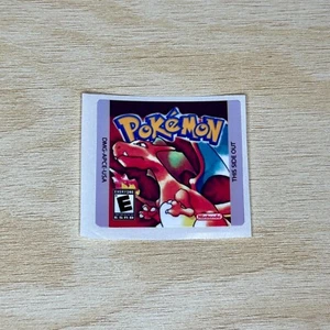 Pokémon Red Edition Replacement Sticker - Picture 1 of 4