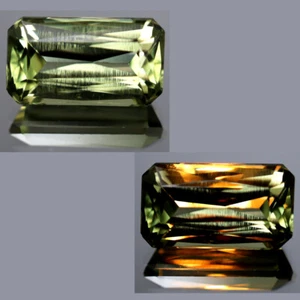 2.40 ct Mesmerizing Octagon (10 x 6 mm) Turkey Color Change Diaspore Gemstone - Picture 1 of 4