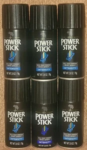 LOT OF 6 CANS Power Stick "Intensity" Deodorant Body Spray 2.8 OZ - BRAND NEW - Picture 1 of 4