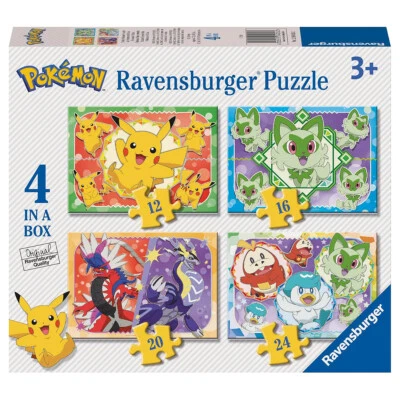 Ravensburger Pokemon Regali - 4 IN una Scatola Puzzle Bambini Età 3+ - Immagine 1 di 4