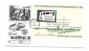 JH 1311 SIPEX  S/S ArtCraft, L'Enfant pencil address erased, FDC - Picture 1 of 1