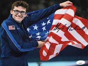 STEPHEN NEDOROSCIK Hand-Signed "Pommel Horse ~ Olympics" 8x10 Photo (JSA COA) - Picture 1 of 2