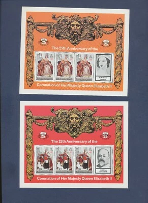 TURKS & CAICOS - Scott 342-5 - MNH S/S - QEII Coronation - 1978 - 2 escaneos --b Foto 1 de 2