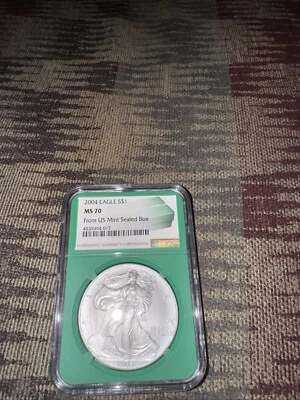 2004 Ms70 Silver Dollar - Image 1 of 2