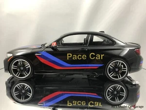 Minichamps BMW M2 Coupe (F87) Pace Car 2016 Black with M Stripes 1:18 - Picture 1 of 11