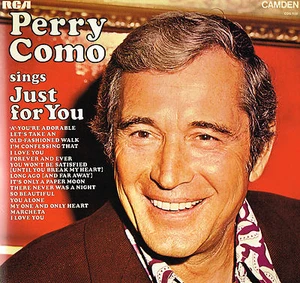 PERRY COMO Sings JUST FOR YOU 12" Vinyl Album RCA CAMDEN CDS 1130 Stereo @N/Mint - Picture 1 of 3