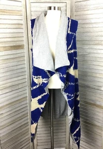 Poncho maglione Tabitha Anthropologie aperto davanti misto lana taglia S nuovo con etichette tasche - Foto 1 di 5