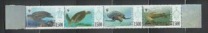 TURTLE STAMPS INDONESIA 2010 TURTLES STRIP MNH - TURT57 - Picture 1 of 1