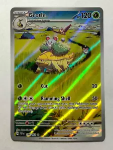 Pokemon Temporal Forces - GROTLE - ILLUSTRATION RARE - 164/162 - NM/M - Picture 1 of 3