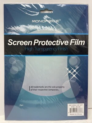Película Protectora de Pantalla Monoprice 8336 Acabado Alta Transparencia HTC MyTouch 3G Foto 1 de 3