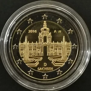2 EURO 2016 A BERLIN SAXE PALAIS ZWINGER DE DRESDE / ALLEMAGNE - Picture 1 of 2