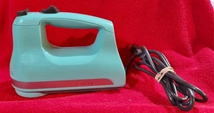 Working KitchenAid 5-Speed Hand Mixer Ice Blue (no beaters) KHM512AO - Picture 1 of 7