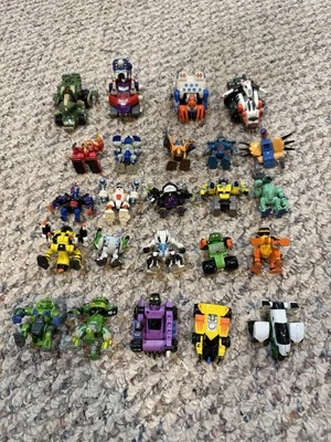 Galoob Z-Bots Micro Machines Lot - Series 1, 3, Linkbots Rare Vintage - Image 1 of 4