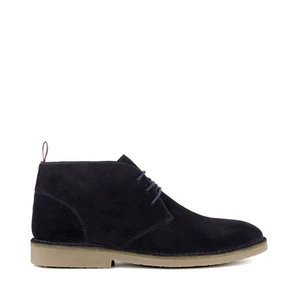 Men's Dune London Creed Chukka Boots in Blue - Picture 1 of 5