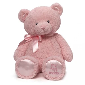GUND Baby My First Teddy Bear - Ultra Soft Animal Plush Toy 18 Inch Pink NEW - Picture 1 of 2
